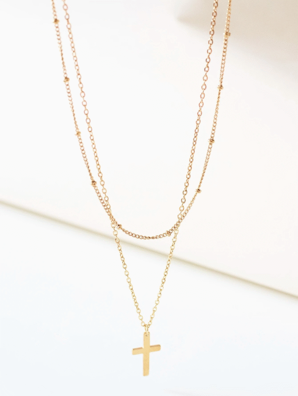 Crossed Light Necklace - Image 3