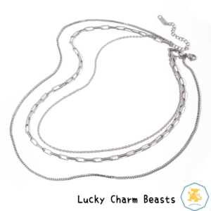 Steel Grace – Triple Layer Stainless Necklace