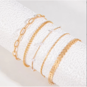 Beachy Vibes Layered Anklet