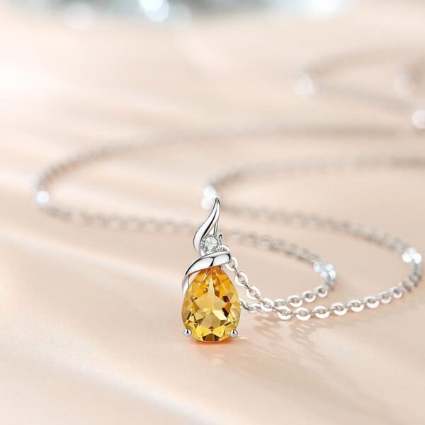 Lucky Crystal Drop Necklace - Image 4