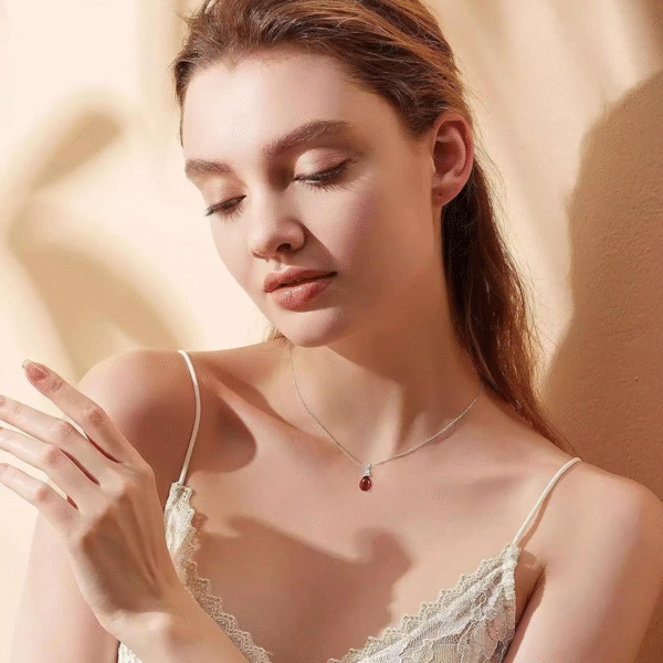 Lucky Crystal Drop Necklace - Image 6