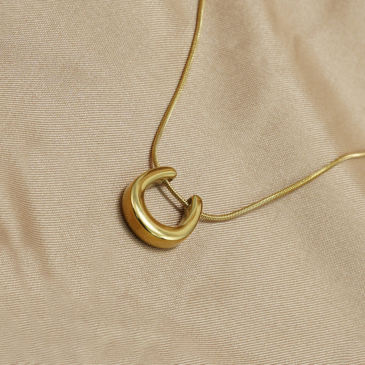 Lucky Horseshoe Pendant Necklace - Image 4
